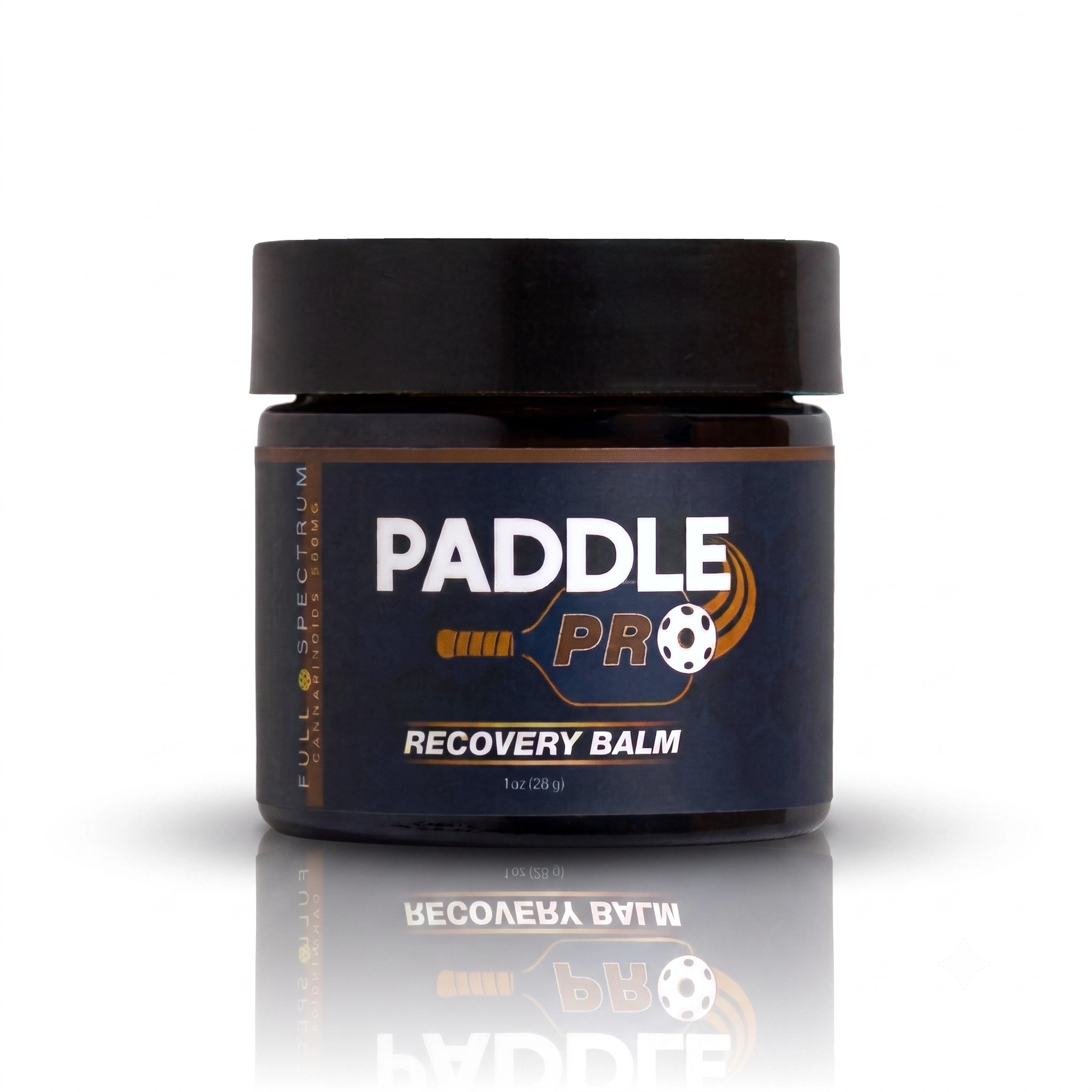 Paddle Pro Recovery Balm 1oz jar natural muscle and joint relief for pickleball players